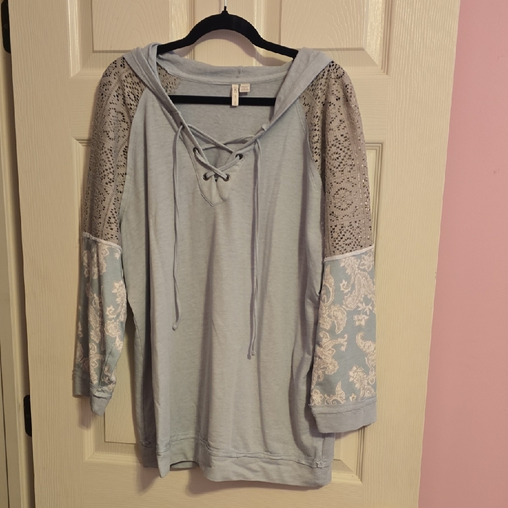 Cato Light Blue Knit Top‎